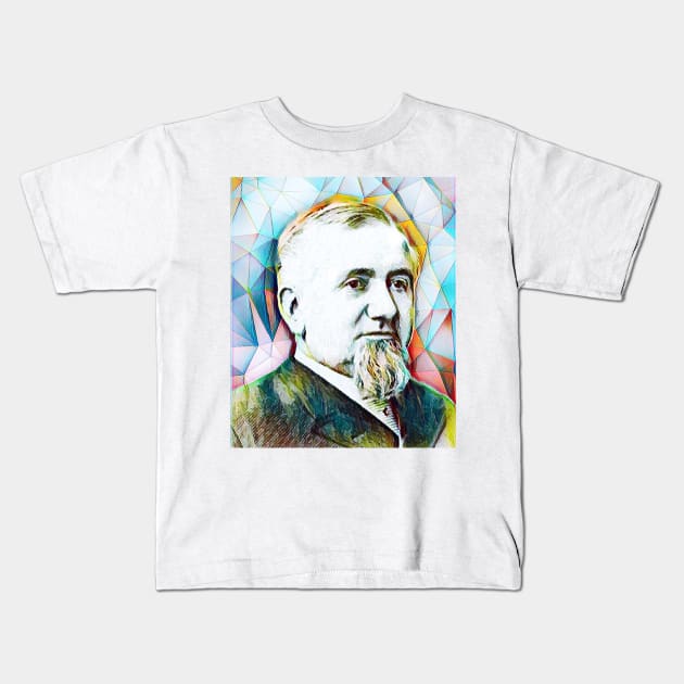 George Pullman Portrait | George Pullman Artwork 8 Kids T-Shirt by JustLit